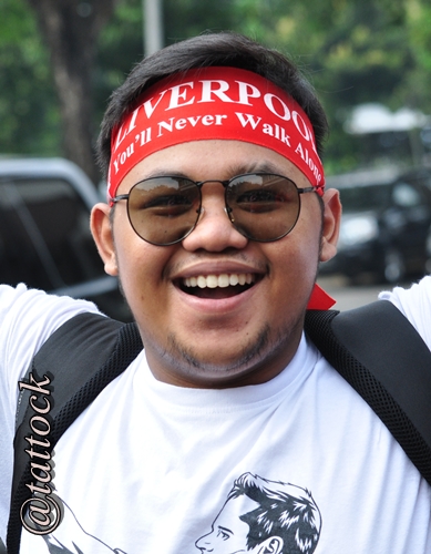 Denis, ceria sebelum keberangkatan